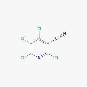 molecular formula C6Cl4N2 B092765 2,4,5,6-Tetrachloronicotinonitrile CAS No. 17824-82-7