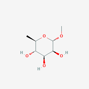 molecular formula C7H14O5 B092771 α-D-鼠李糖甲基吡喃苷 CAS No. 15814-59-2