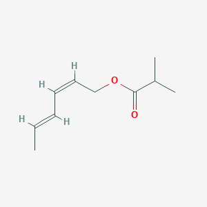 molecular formula C10H16O2 B092783 2,4-Hexadienyl isobutyrate CAS No. 16491-24-0