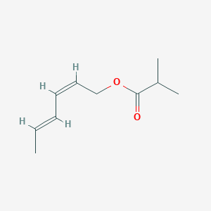 molecular formula C10H16O2 B092783 Hexa-2,4-dienyl isobutyrate CAS No. 16491-24-0