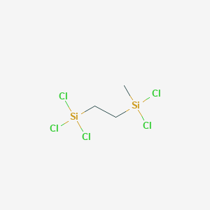 molecular formula C3H7Cl5Si2 B092784 Dichloromethyl[2-(trichlorosilyl)ethyl]silane CAS No. 15411-19-5