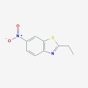 molecular formula C9H8N2O2S B092787 2-Ethyl-6-nitro-1,3-benzothiazole CAS No. 17142-80-2