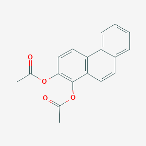 molecular formula C18H14O4 B092793 1,2-Diacetoxyphenanthrene CAS No. 19551-05-4