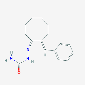 molecular formula C16H21N3O B092799 2-Benzylidenecyclooctanone semicarbazone CAS No. 16983-73-6