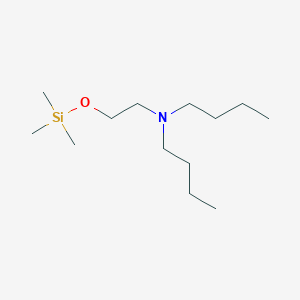 molecular formula C13H31NOSi B092803 Dibutylamine, N-(2-(trimethylsiloxy)ethyl)- CAS No. 17048-36-1