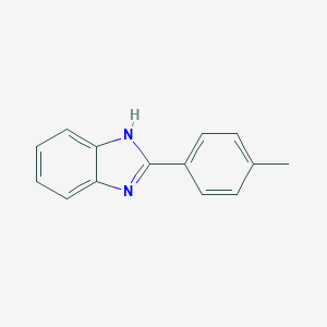 molecular formula C14H12N2 B092831 2-对甲苯基-1H-苯并咪唑 CAS No. 120-03-6