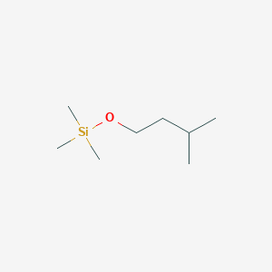 molecular formula C8H20OSi B092833 Silane, (isopentyloxy)trimethyl- CAS No. 18246-56-5