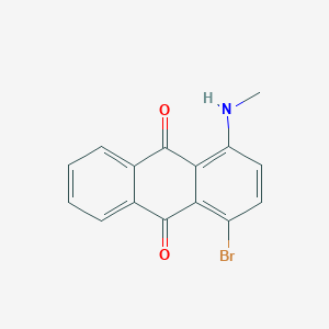 molecular formula C15H10BrNO2 B092848 9,10-Anthracenedione, 1-bromo-4-(methylamino)- CAS No. 128-93-8
