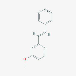 molecular formula C15H14O B092849 1-Methoxy-3-[(E)-2-phenylethenyl]benzene CAS No. 15638-11-6