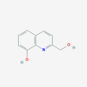 molecular formula C10H9NO2 B092850 2-(hydroxymethyl)quinolin-8-ol CAS No. 17018-82-5