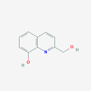 molecular formula C10H9NO2 B092850 2-Quinolinemethanol, 8-hydroxy- CAS No. 17018-82-5