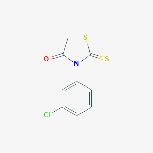 molecular formula C9H6ClNOS2 B092860 Rhodanine, 3-(m-chlorophenyl)- CAS No. 17062-65-6