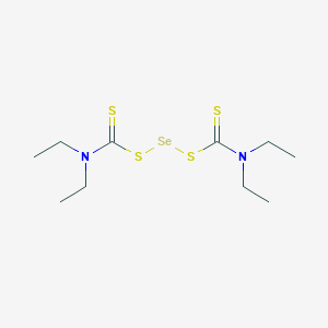 molecular formula C10H20N2S4Se B092866 Selenium diethyldithiocarbamate CAS No. 136-92-5