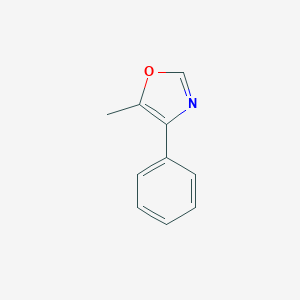 molecular formula C10H9NO B092870 5-Methyl-4-phenyl-1,3-oxazole CAS No. 1008-28-2