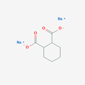 molecular formula C8H10Na2O4 B092871 Disodium;cyclohexane-1,2-dicarboxylate CAS No. 17273-90-4
