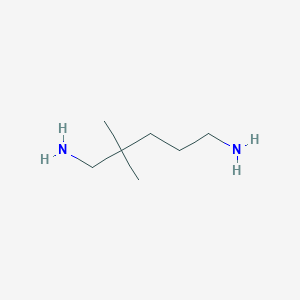 molecular formula C7H18N2 B092874 2,2-Dimethylpentane-1,5-diamine CAS No. 15657-55-3