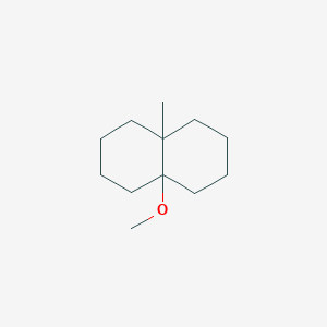 molecular formula C12H22O B092884 Naphthalene, decahydro-4a-methoxy-8a-methyl-, cis- CAS No. 17987-53-0