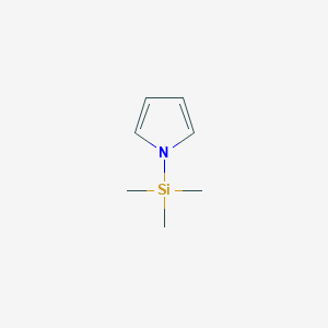molecular formula C6H12N2Si B092888 1H-Pyrrole, 1-(trimethylsilyl)- CAS No. 18276-53-4