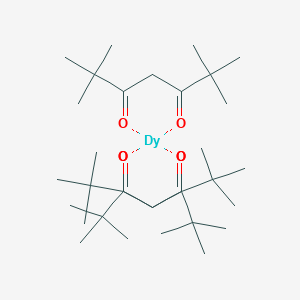 molecular formula C33H57DyO6 B092898 Dysprosium;2,2,6,6-tetramethylheptane-3,5-dione CAS No. 15522-69-7