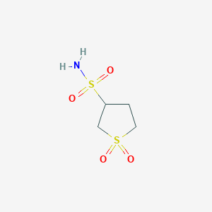 molecular formula C4H9NO4S2 B092899 Tetrahydrothiophene-3-sulfonamide 1,1-dioxide CAS No. 17115-48-9
