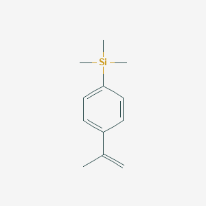 Trimethyl-(4-prop-1-en-2-ylphenyl)silane