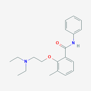 molecular formula C20H26N2O2 B092912 Methyldiethylaminoethoxybenzanilide CAS No. 17822-74-1