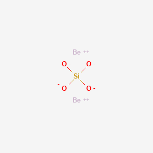 molecular formula Be2O4Si B092915 Beryllium silicate CAS No. 15191-85-2