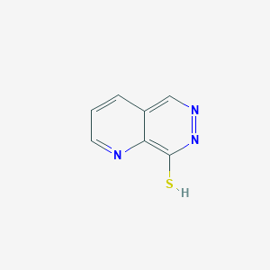 molecular formula C7H5N3S B092917 Pyrido[2,3-d]pyridazine-8(7H)-thione CAS No. 15370-74-8
