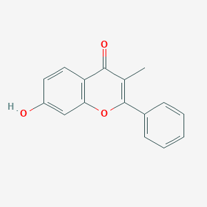 molecular formula C16H12O3 B092923 7-羟基-3-甲基黄酮 CAS No. 18651-15-5