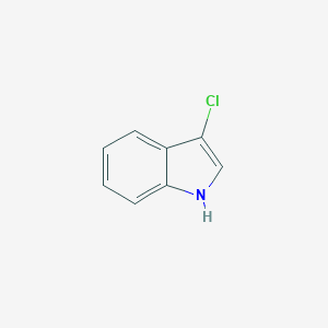 molecular formula C8H6ClN B092929 3-氯-1H-吲哚 CAS No. 16863-96-0