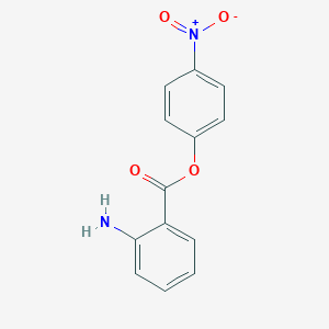 molecular formula C13H10N2O4 B092935 4-Nitrophenyl anthranilate CAS No. 19176-60-4