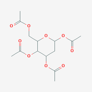 molecular formula C14H20O9 B092939 (3,4,6-Triacetyloxyoxan-2-yl)methyl acetate CAS No. 16750-06-4