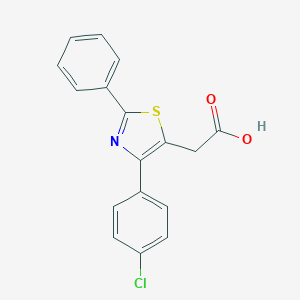 molecular formula C17H12ClNO2S B092943 Fentiazac CAS No. 18046-21-4