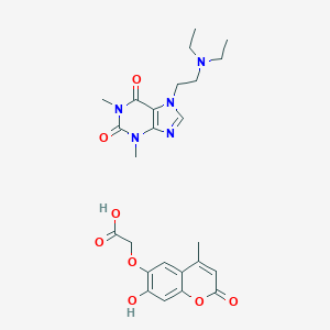 molecular formula C25H31N5O8 B092945 Metescufylline CAS No. 15518-82-8