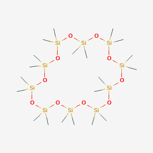 molecular formula C20H60O10Si10 B092957 Cyclodecasiloxane, eicosamethyl- CAS No. 18772-36-6