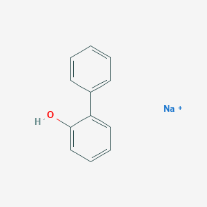 molecular formula C12H10NaO+ B092972 2-氧代[1,1'-联苯]-2-酸钠 CAS No. 132-27-4