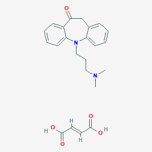 molecular formula C23H26N2O5 B092992 Ketipramine fumarate CAS No. 17243-32-2
