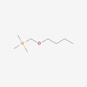 molecular formula C8H20OSi B093001 Silane, (butoxymethyl)trimethyl- CAS No. 18246-52-1