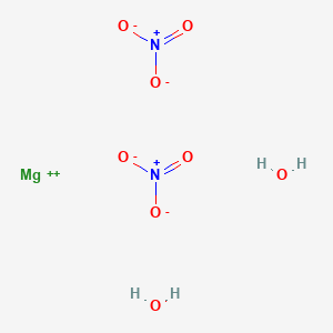 molecular formula H4MgN2O8 B093006 Magnesium nitrate dihydrate CAS No. 15750-45-5