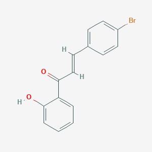 molecular formula C15H11BrO2 B093007 3-(4-Bromophenyl)-1-(2-hydroxyphenyl)prop-2-en-1-one CAS No. 16635-18-0