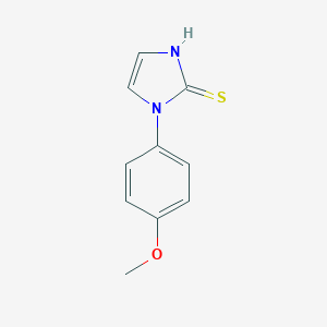 molecular formula C10H10N2OS B093010 1-(4-甲氧基苯基)咪唑啉-2-硫酮 CAS No. 17452-14-1