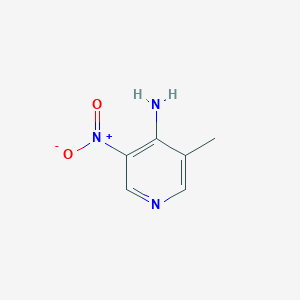 molecular formula C6H7N3O2 B093017 4-氨基-5-甲基-3-硝基吡啶 CAS No. 18227-67-3