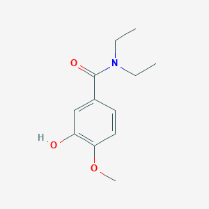 molecular formula C12H17NO3 B093033 N,N-Diethyl-2-hydroxy-4-methoxybenzamide CAS No. 19351-21-4