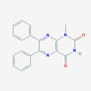 molecular formula C19H14N4O2 B009304 1-Methyl-6,7-diphenyllumazine CAS No. 19845-24-0