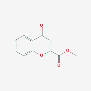 molecular formula C11H8O4 B093040 methyl 4-oxo-4H-chromene-2-carboxylate CAS No. 18398-73-7