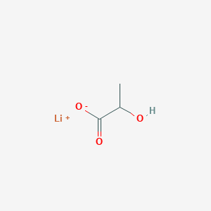 molecular formula C3H5LiO3 B093041 Lithium lactate CAS No. 16891-53-5
