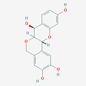 molecular formula C16H14O6 B093045 Peltogynol B CAS No. 17093-55-9