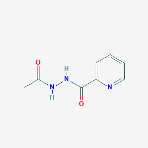 molecular formula C8H9N3O2 B093076 1-Acetyl-2-picolinoylhydrazine CAS No. 17433-31-7