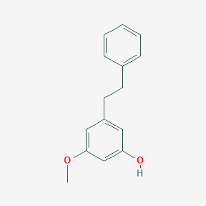 molecular formula C15H16O2 B093078 3-Methoxy-5-(2-phenylethyl)phenol CAS No. 17635-59-5