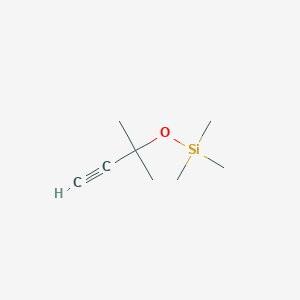 molecular formula C8H16OSi B093083 [(1,1-二甲基-2-丙炔基)氧基]三甲基硅烷 CAS No. 17869-77-1